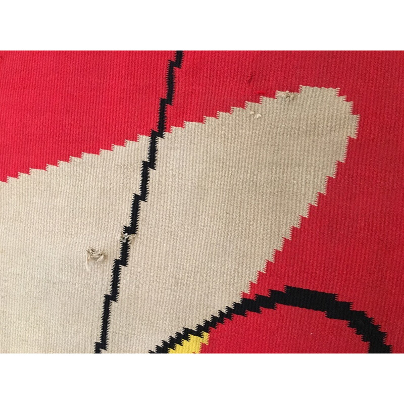 Large Vintage Rug by Antonin Kybal - 1950s