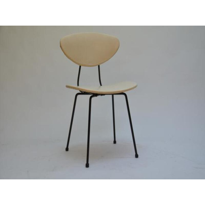 Vintage Metal chair by Rudolf Wolf - 1950s