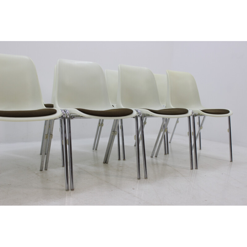 Set of 11 vintage "Europa" chairs by Helmut Starke - 1980s