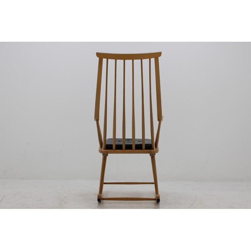 Vintage scandinavian rocking chair - 1970s.