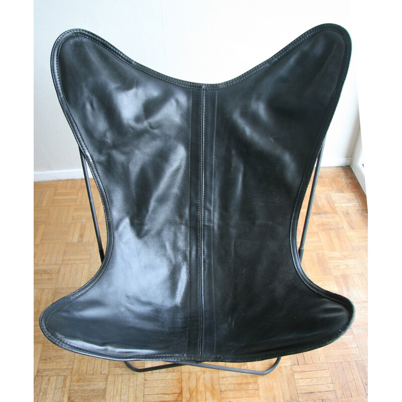 Butterfly armchair in metal and leather, KURCHAN, FERRARI-HARDOY and BONET - 1980s