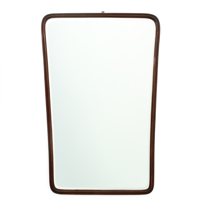 Italian mirror with wooden frame - 1950s