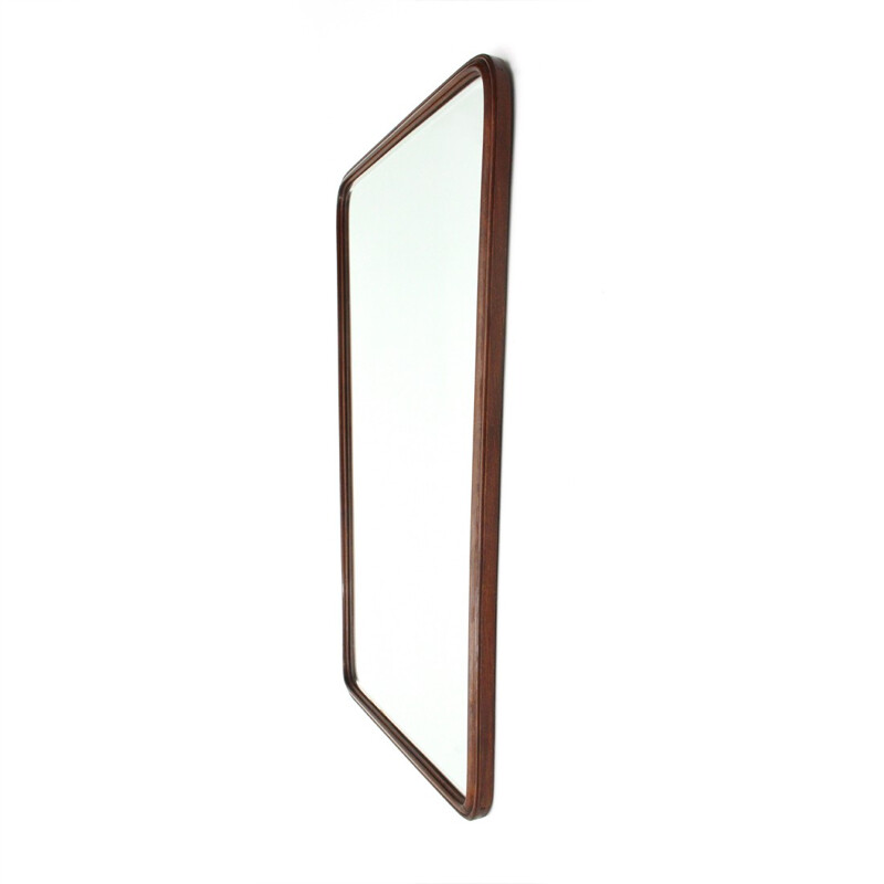 Italian mirror with wooden frame - 1950s