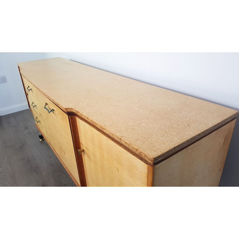 Stripped Vintage Beech Sideboard by Stonehill - 1960s