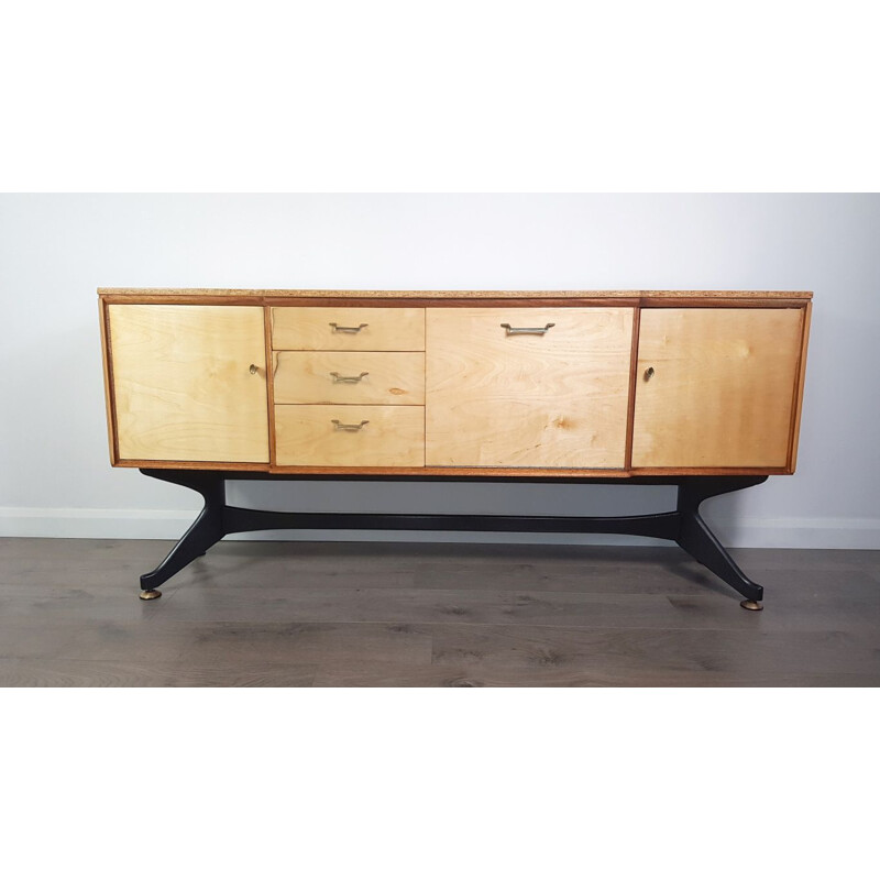 Stripped Vintage Beech Sideboard by Stonehill - 1960s