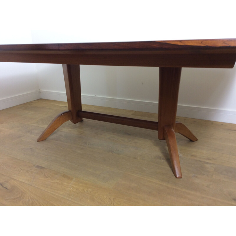 Vintage Rosewood extendable Dining table - 1960s