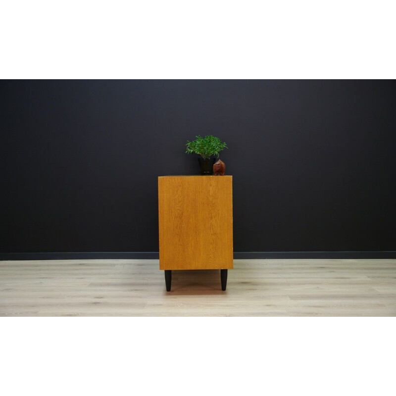 Vintage highboard in ash by Hundevad - 1960s