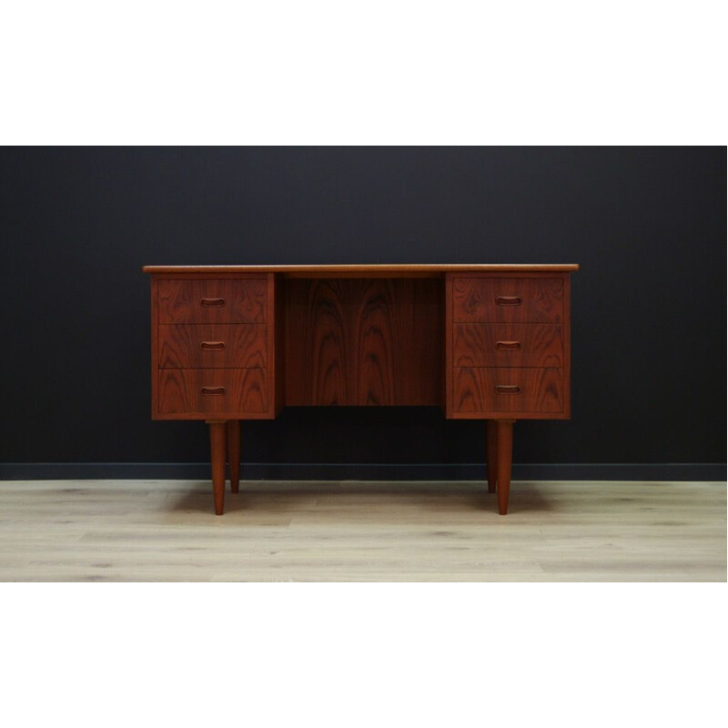 Vintage Scandinavian writing desk in rosewood -1960s