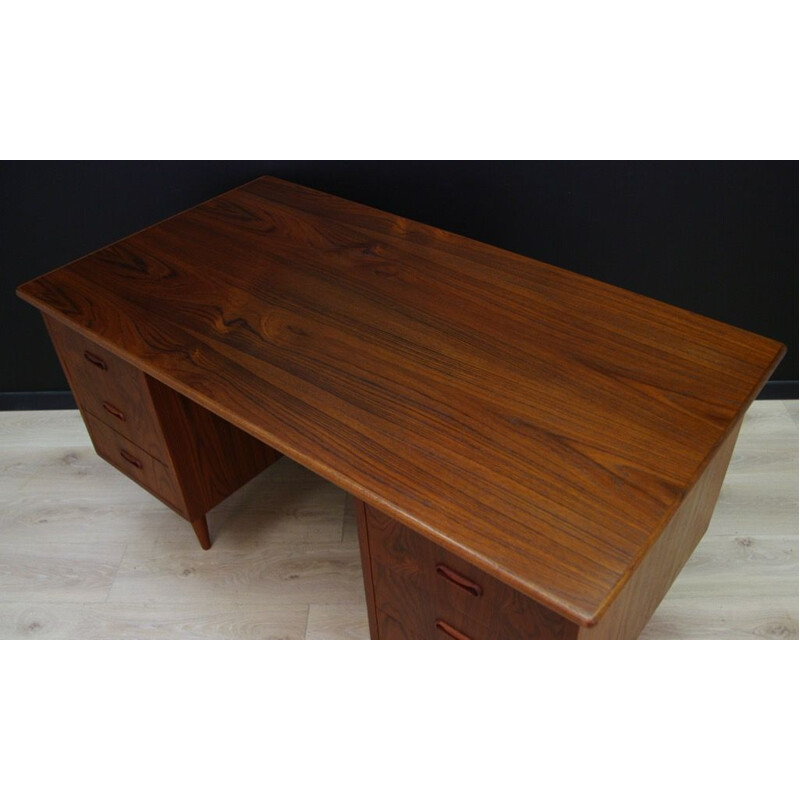 Vintage Scandinavian writing desk in rosewood -1960s