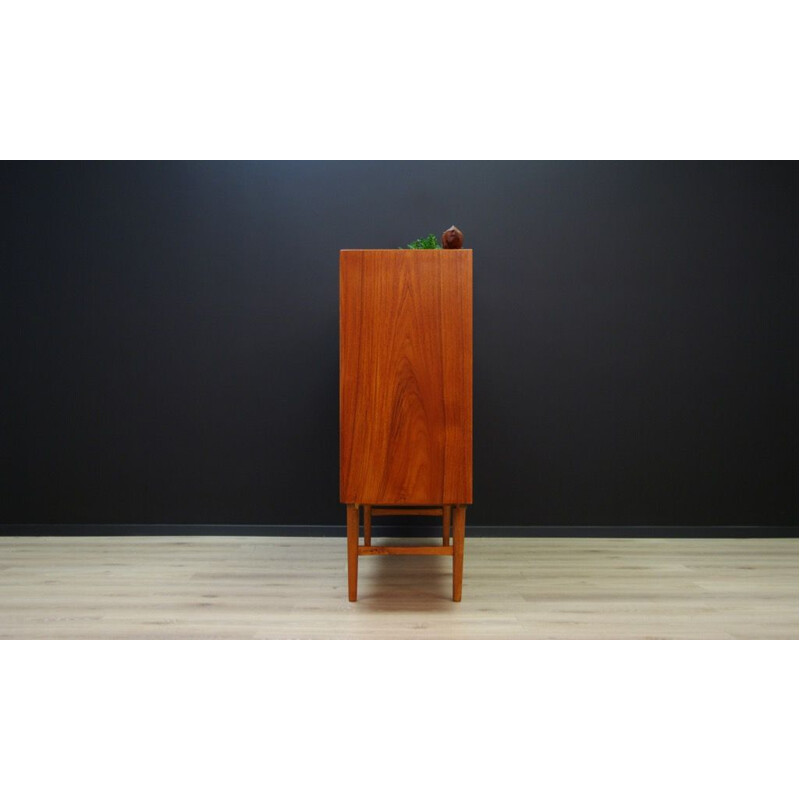 Vintage Danish highboard in teak -1960s