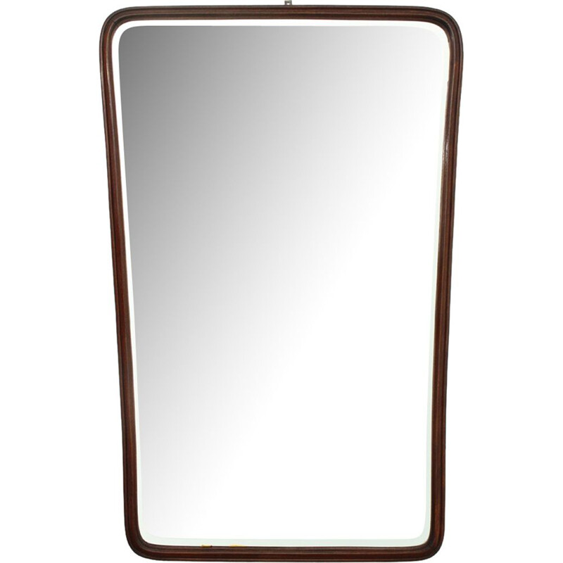 Italian mirror with wooden frame - 1950s