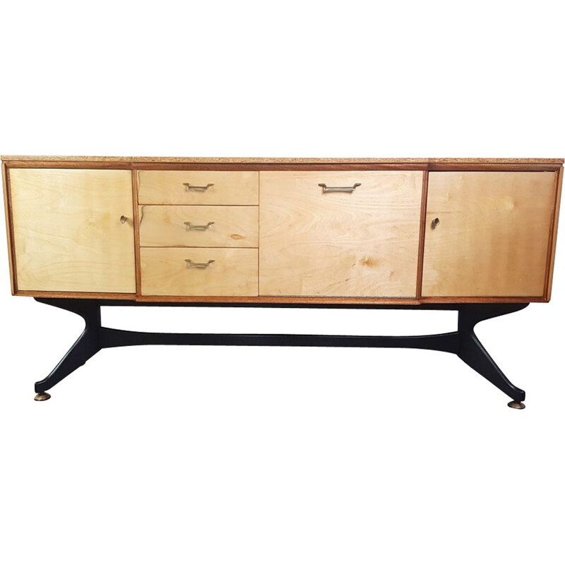 Stripped Vintage Beech Sideboard by Stonehill - 1960s