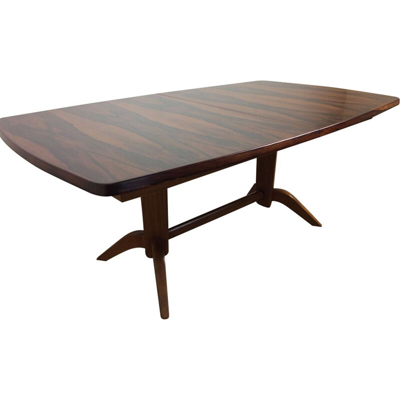 Vintage Rosewood extendable Dining table - 1960s
