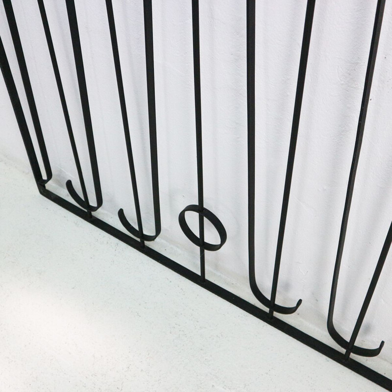 Vintage German coat rack in wrought-iron - 1950s