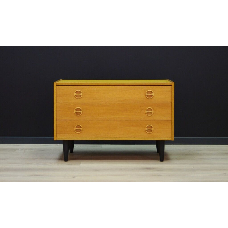 Vintage Danish ashwood cabinet - 1970s