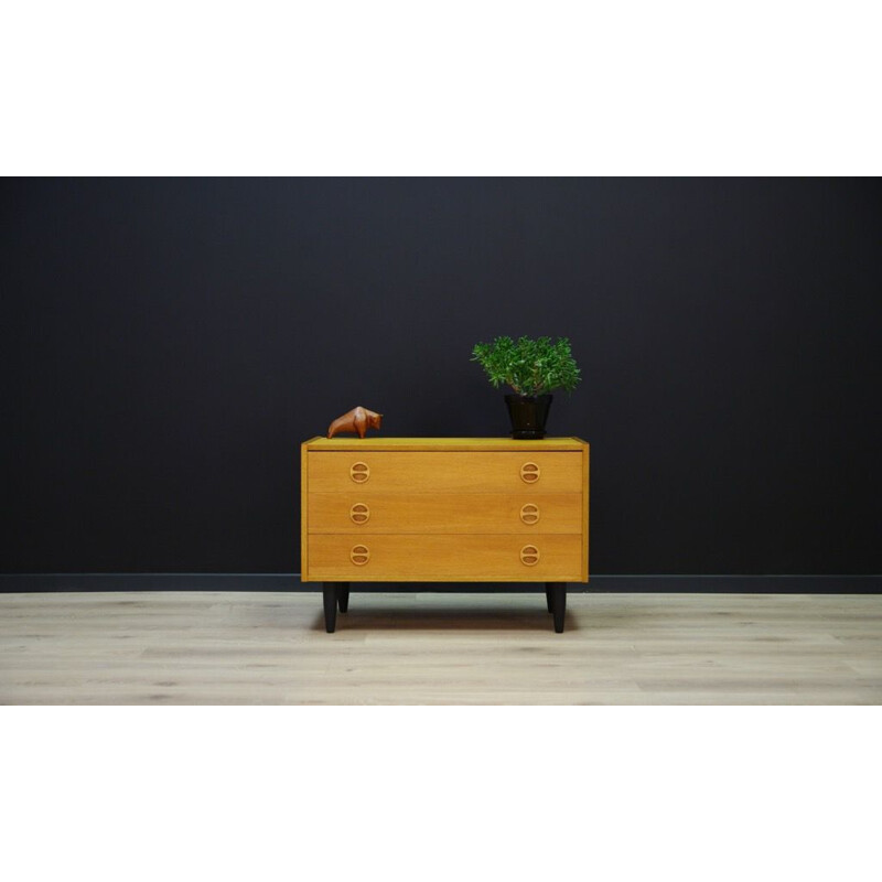 Vintage Danish ashwood cabinet - 1970s