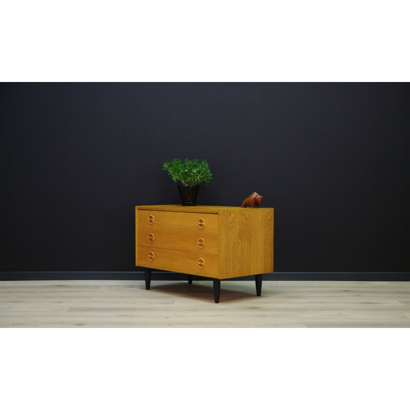 Vintage Danish ashwood cabinet - 1970s