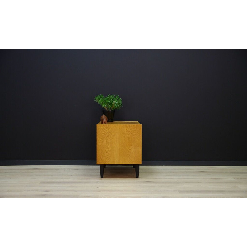 Vintage Danish ashwood cabinet - 1970s