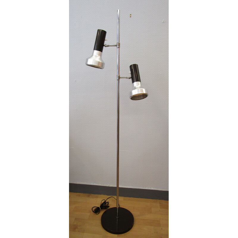 Vintage Monix floor lamp with two spotlights - 1970s