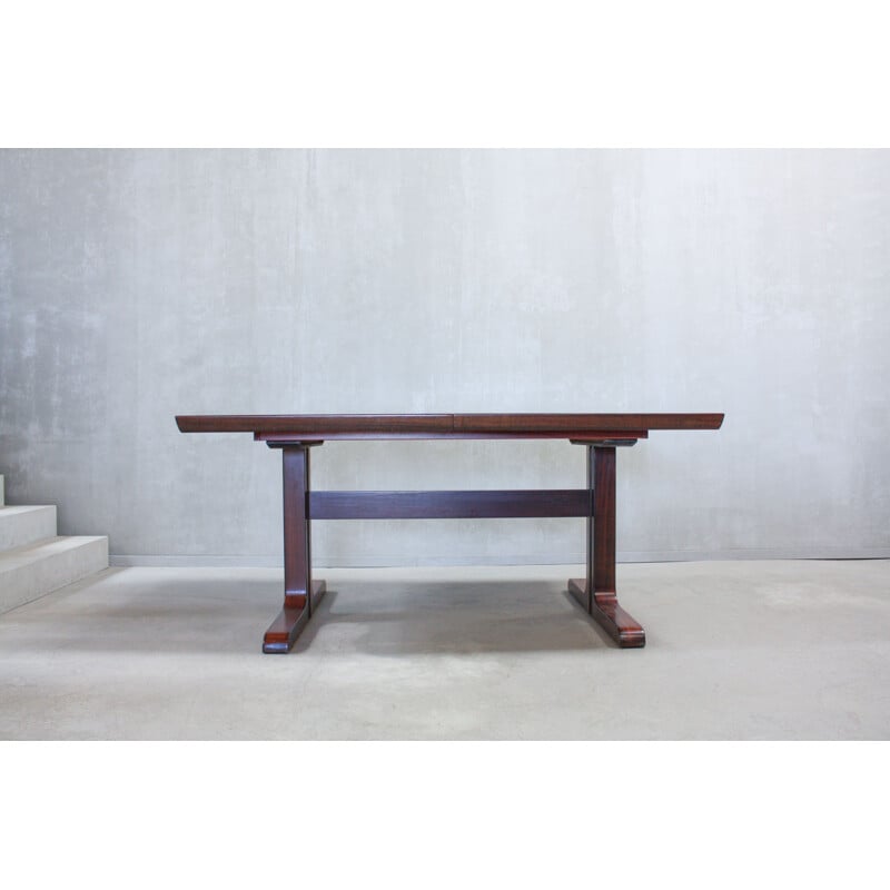 Vintage danish dining table rosewood for Skovby - 1960s