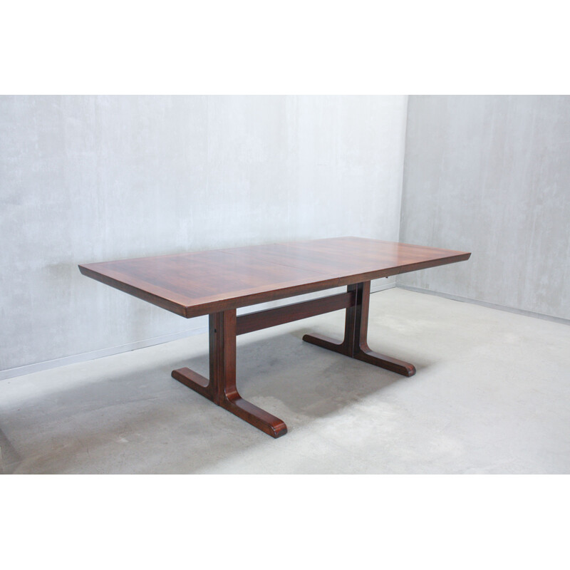 Vintage danish dining table rosewood for Skovby - 1960s