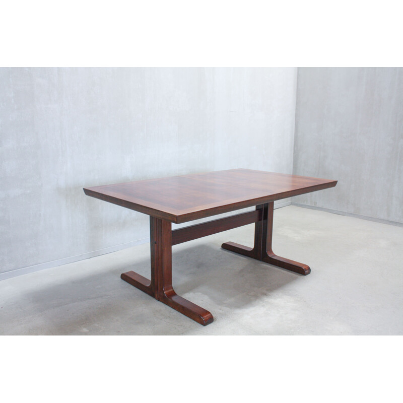 Vintage danish dining table rosewood for Skovby - 1960s