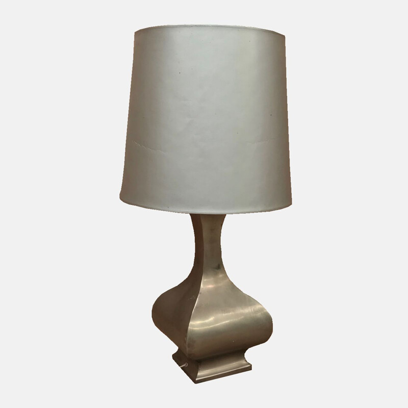 Vintage table lamp in pewter - 1970s