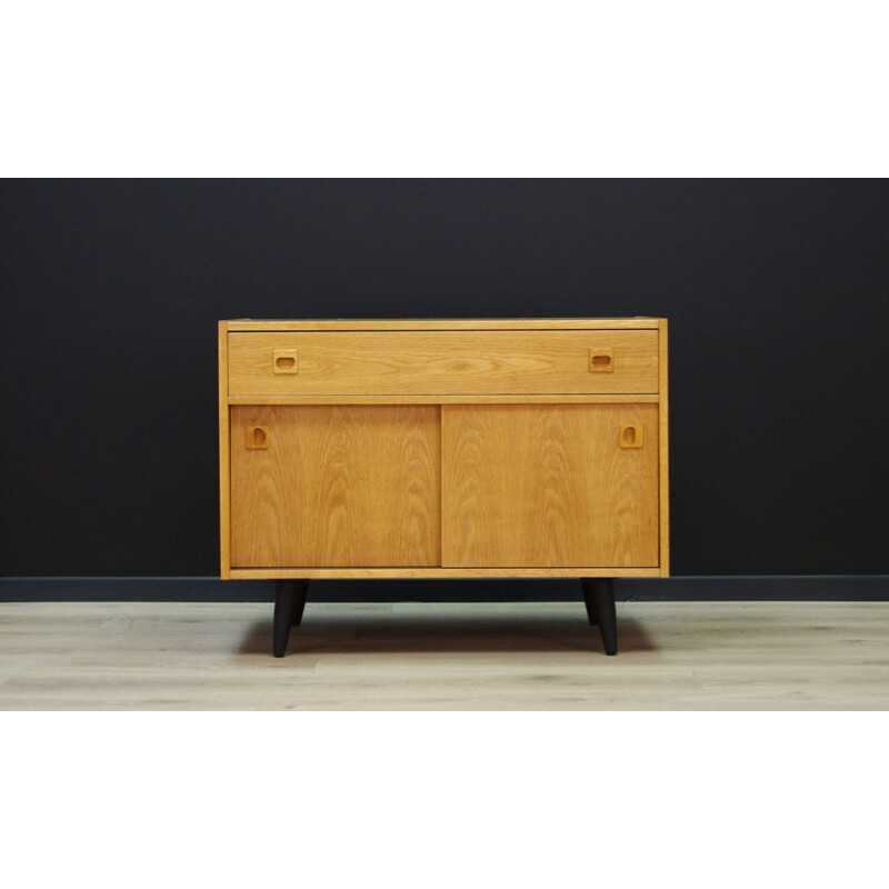 Vintage Danish cabinet in ashwood - 1960s