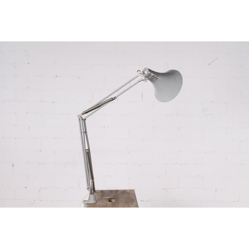 Vintage German desk lamp in metal with clamp - 1950s