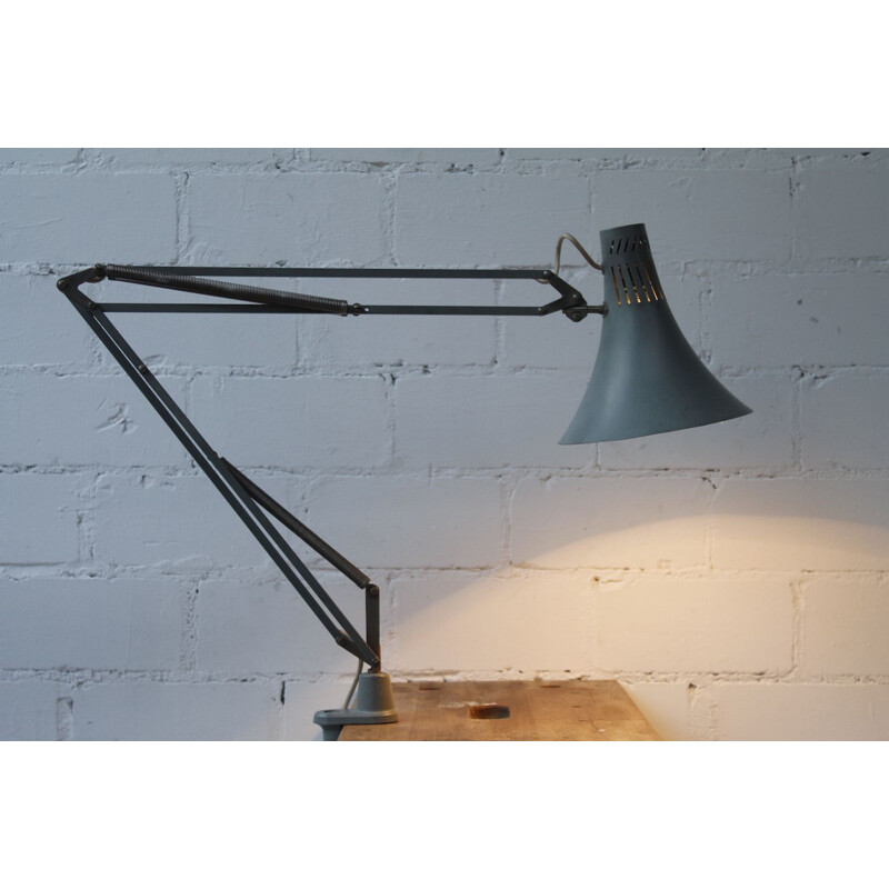 Lampe de bureau vintage allemande en métal - 1950