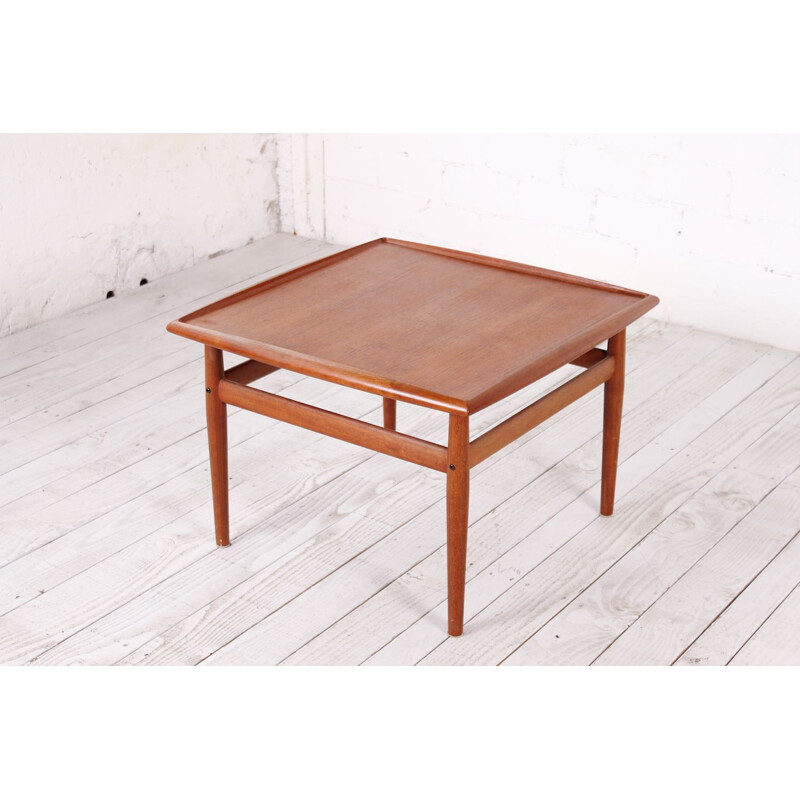 Table basse vintage en teck par Grete Jalk pour Glostrup - 1960