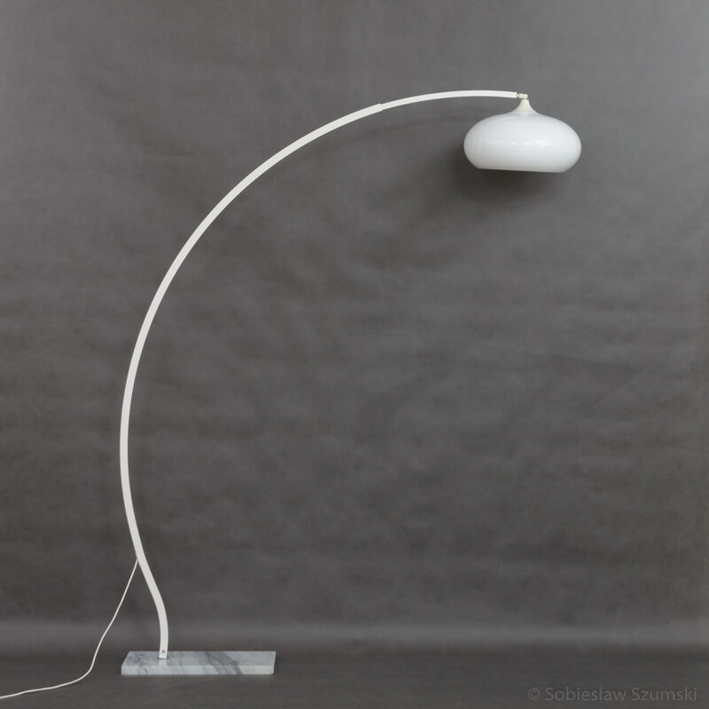 Vintage Italian floor lamp in marble - 1970s