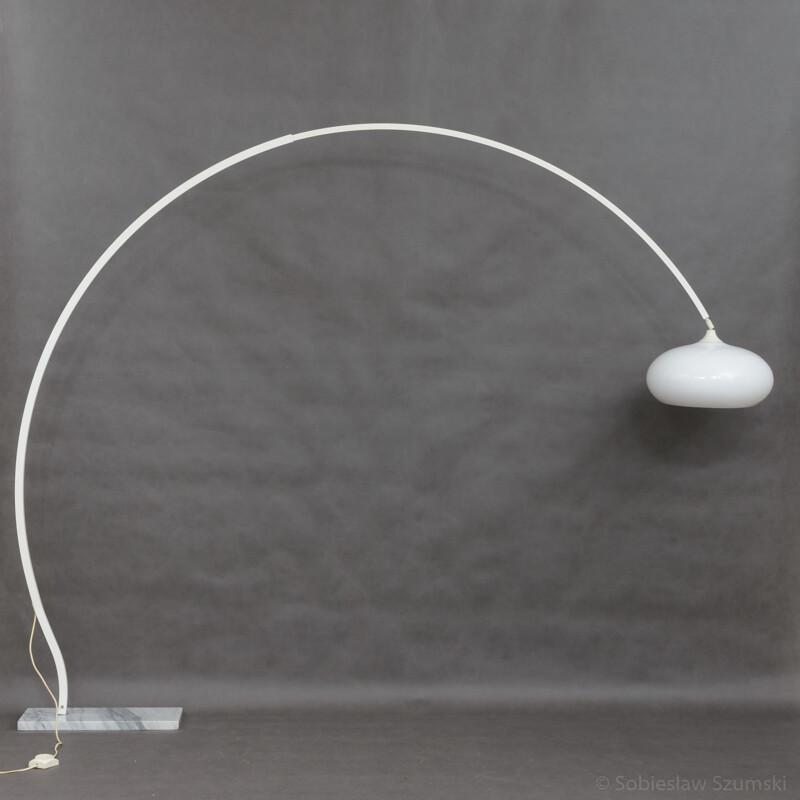 Vintage Italian floor lamp in marble - 1970s