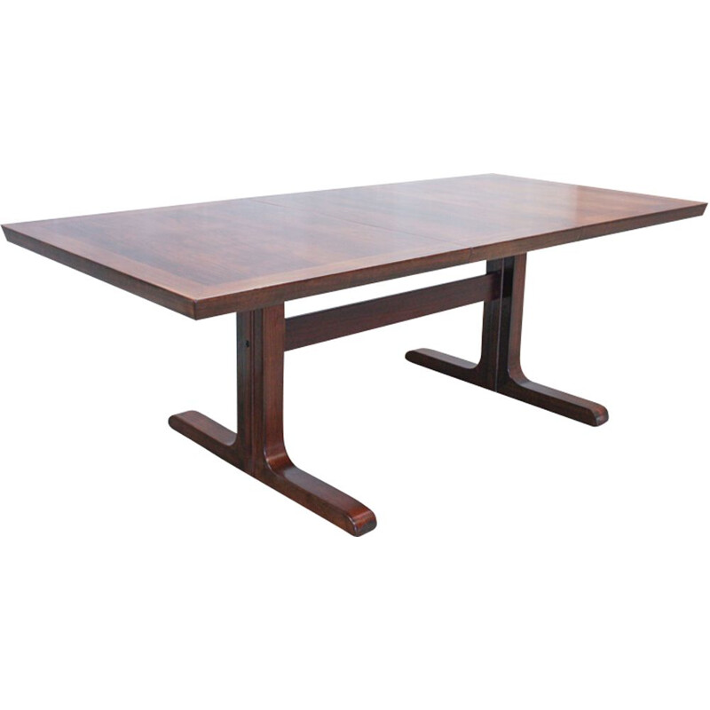 Vintage danish dining table rosewood for Skovby - 1960s