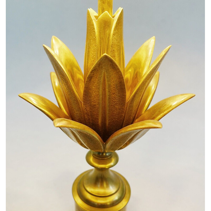 Vintage French table lamp "Lotus" by Maison Charles - 1960s