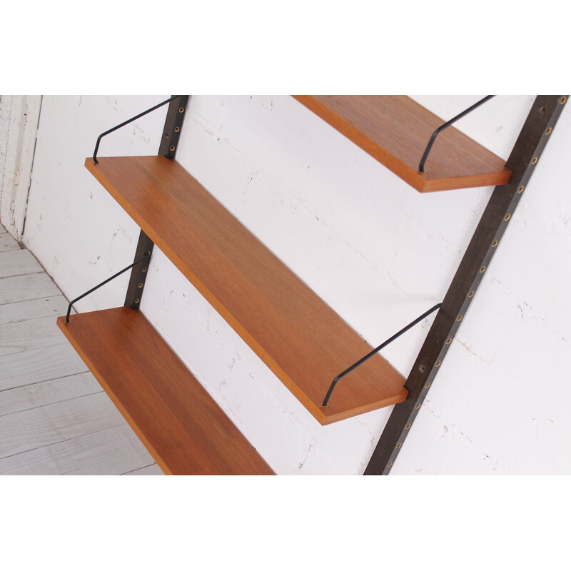 Vintage Scandinavian shelves in teak by Poul Cadovius for Royal System - 1960s