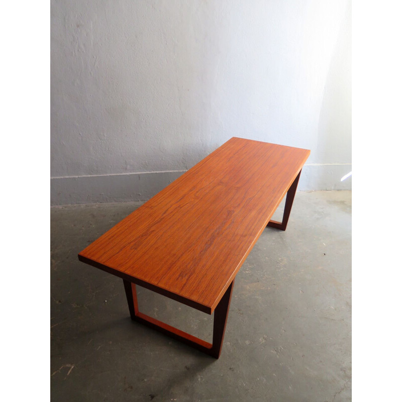 Table basse vintage danoise en teck - 1960