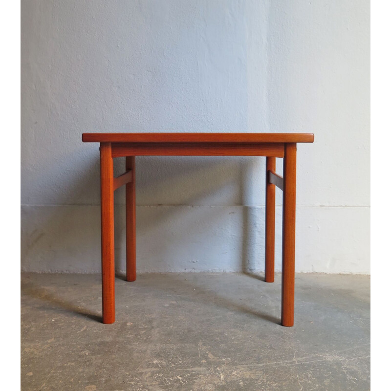 Teak side table with rounded top - 1960s