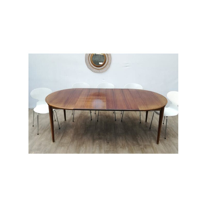 Danish table in rosewood by Rosengren Hansen - 1960s