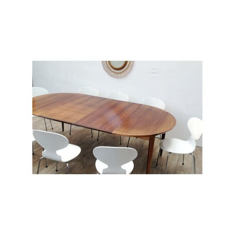 Danish table in rosewood by Rosengren Hansen - 1960s