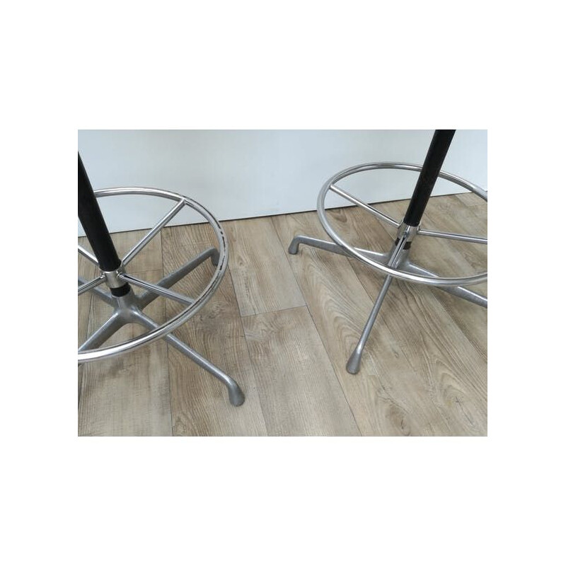 Set of 4 stools by Eames for Herman Miller - 1960s