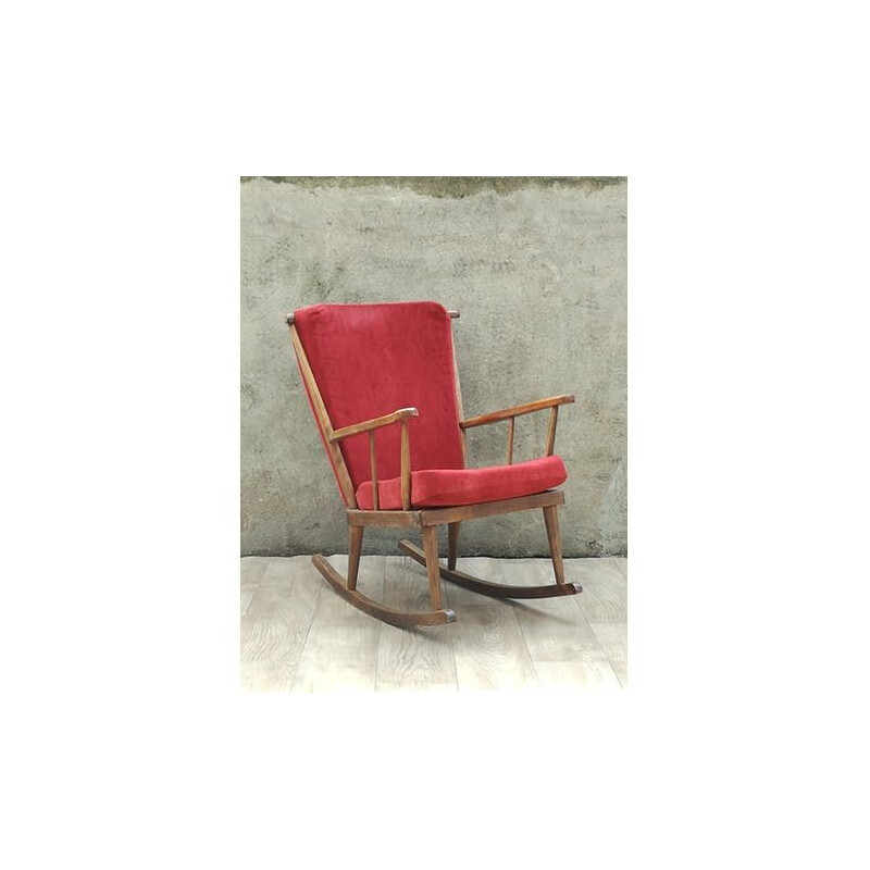 Vintage rocking chair by Baumann - 1960s