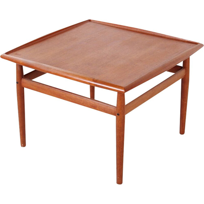 Table basse vintage en teck par Grete Jalk pour Glostrup - 1960