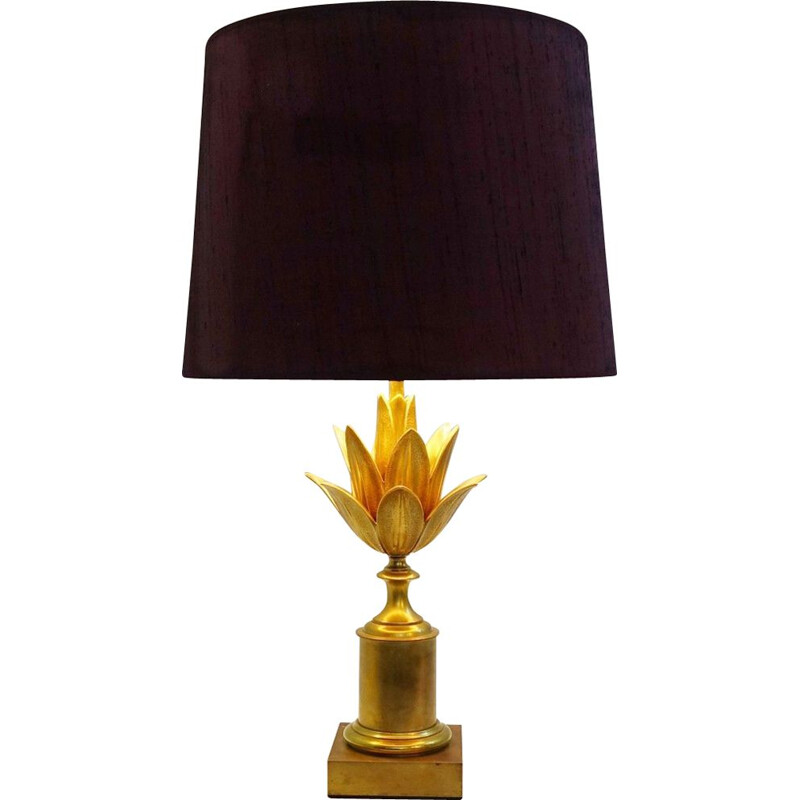 Vintage French table lamp "Lotus" by Maison Charles - 1960s