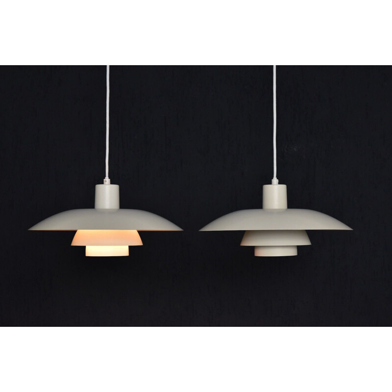 Pair of "PH43" pendant lamps by Poul Henningsen for Louis Poulsen - 1950s