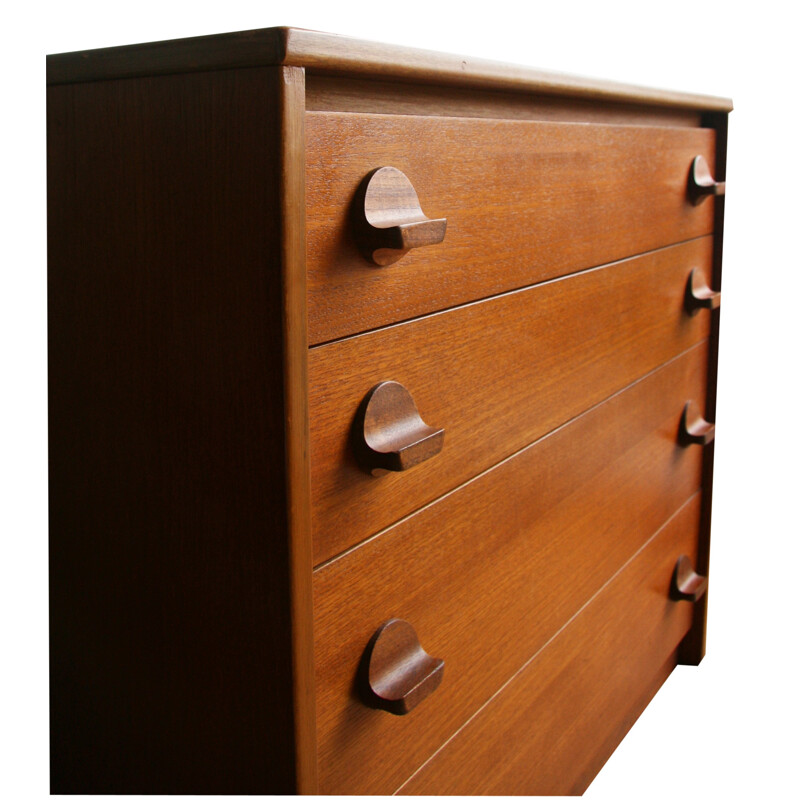 Vintage chest of drawers in teak, STAG edition - 1960s
