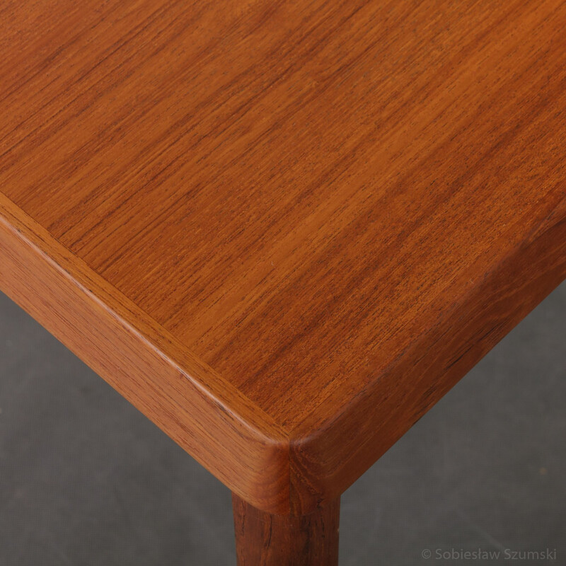 Large teak dining table by Henning Kjaernulf - 1960s