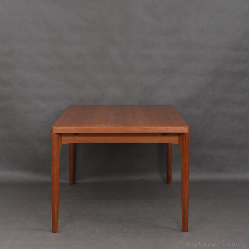 Large teak dining table by Henning Kjaernulf - 1960s