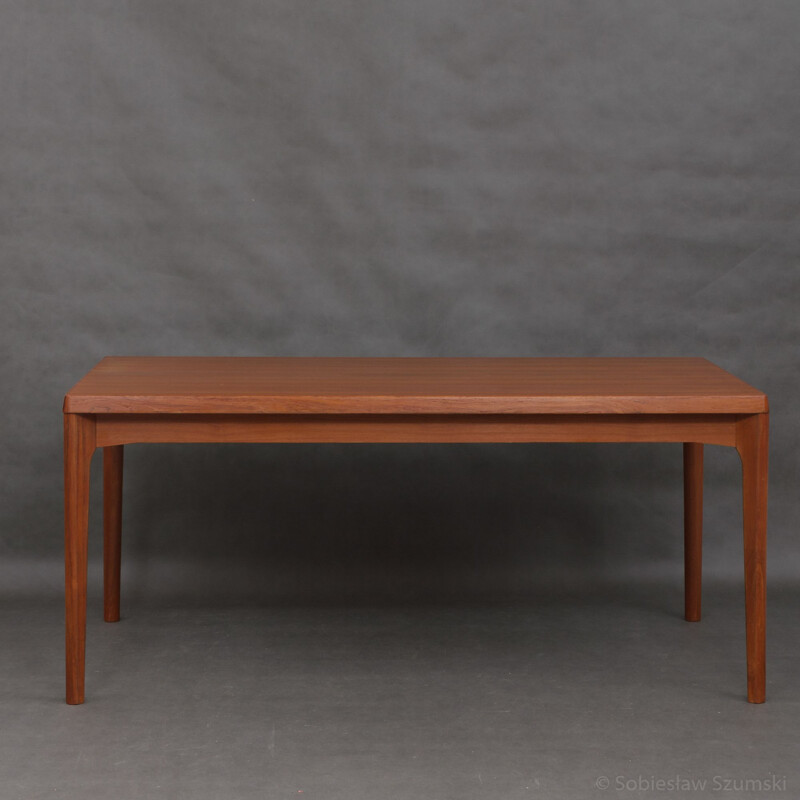 Large teak dining table by Henning Kjaernulf - 1960s