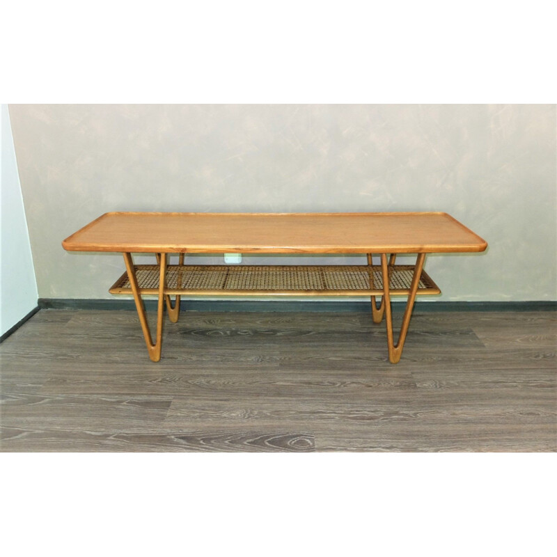 Vintage Coffe table Oak in olm by Kurt Ostervig - 1950s